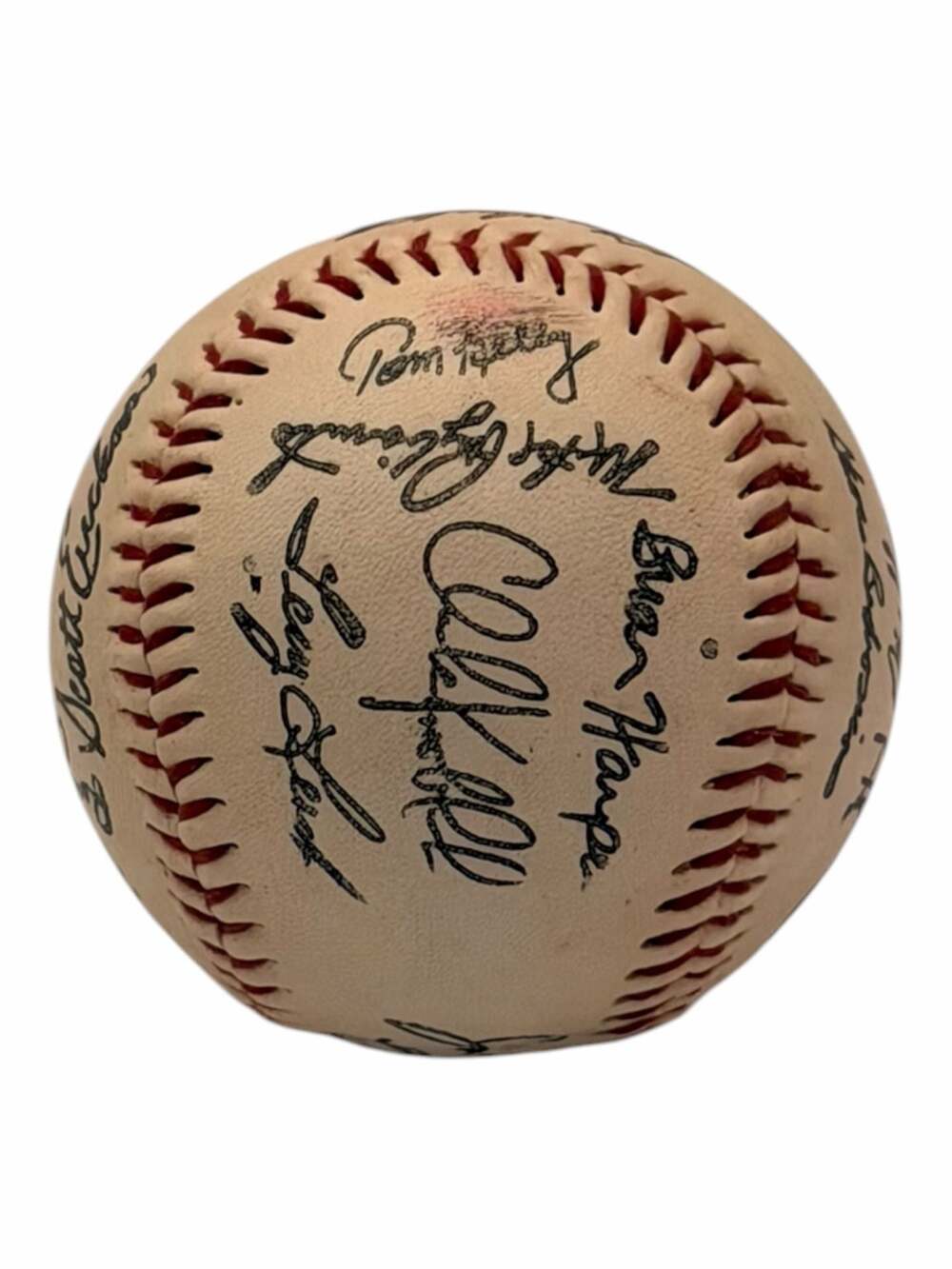1991 Minnesota Twins World Series Champions Souvenir Baseball with Signatures